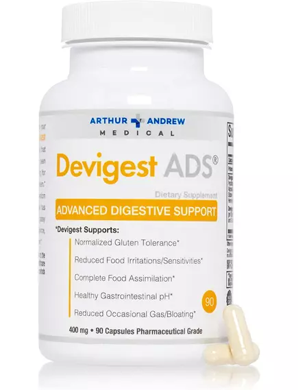 Arthur Andrew Devigest / Девигест пищеварительные ферменты полного спектра 90 капсул в магазине биодобавок nutrido.shop