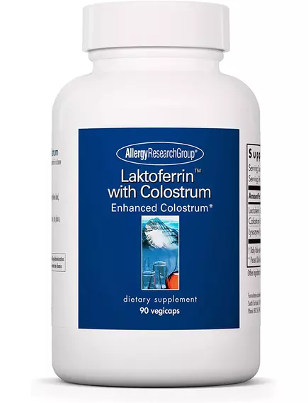 Allergy Research Laktoferrin with Colostrum / Лактоферрин с молозивом 90 капсул в магазине биодобавок nutrido.shop