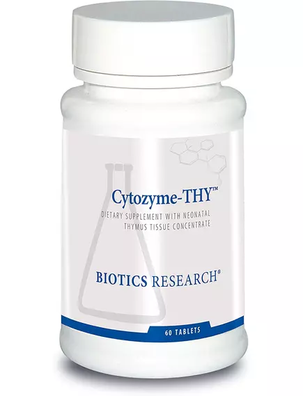 BIOTICS RESEARCH CYTOZYME-THY (NEONATAL THYMUS) / CYTOZYME-THY (ТИМУС НОВОНАРОДЖЕНИХ) 60 ТАБЛЕТОК від магазину біодобавок nutrido.shop