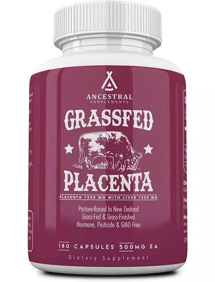 Ancestral Supplements Placenta / Плацента Поддержка после родов, кормления, менопаузы 180 капсул в магазине биодобавок nutrido.shop