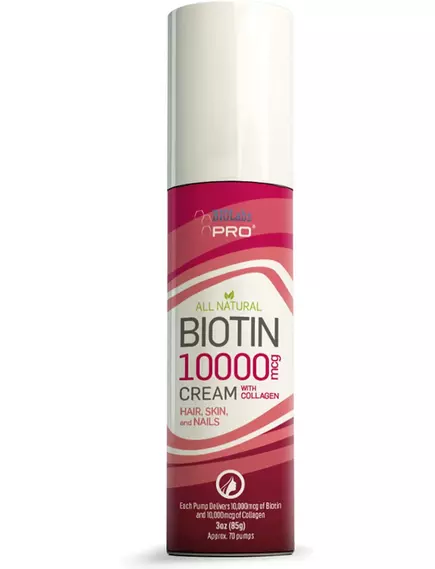 BIOLabs PRO Cream Biotin / Биотин + Коллаген крем для волос, кожи и ногтей 85 грамм в магазине биодобавок nutrido.shop