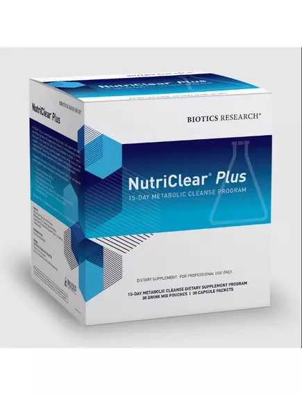 Biotics Research NutriClear Plus Organic Pea Protein / Детокс программа на 15 дней с протеином в магазине биодобавок nutrido.shop
