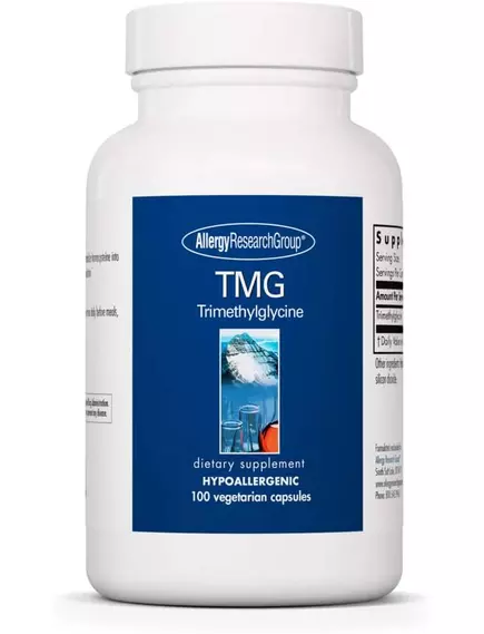ALLERGY RESEARCH TRIMETHYLGLYCINE TMG / ТРИМЕТИЛГЛІЦИН ТМГ 100 КАПСУЛ від магазину біодобавок nutrido.shop