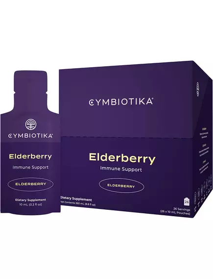 Cymbiotika Liposomal Elderberry / Органический экстракт бузины липосомальный 26 саше в магазине биодобавок nutrido.shop