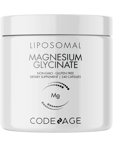 CodeAge Liposomal Magnesium Glycinate / Магний глицинат липосомальный 240 капсул в магазине биодобавок nutrido.shop