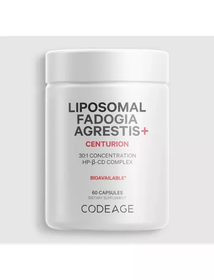 CodeAge Liposomal Fadogia Agrestis+ / Фадогия для поддержания уровня тестостерона липосомальная 60 к в магазине биодобавок nutrido.shop