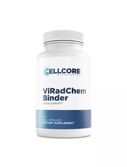 CellCore ViRadChem Binder / Сорбент для радиоактивных элементов и химических токсинов 120 капсул в магазине биодобавок nutrido.shop