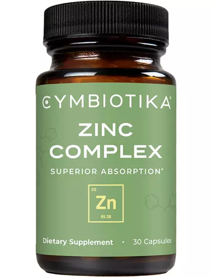 Cymbiotika ZINC Complex / Цинк комплекс 22мг 30 капсул в магазине биодобавок nutrido.shop