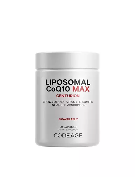 CodeAge Liposomal CoQ10 Max / Коэнзим Ку10 250 мг липосомальный 60 капсул в магазине биодобавок nutrido.shop