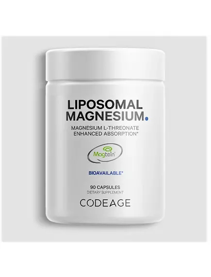 CodeAge Liposomal Magnesium L-Threonat / Магний L-треонат липосомальный 90 капсул в магазине биодобавок nutrido.shop