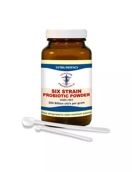 Custom probiotics Six Strain Probiotic Powder / Шесть штаммов пробиотиков 260млрд/1гр 50 грамм в магазине биодобавок nutrido.shop