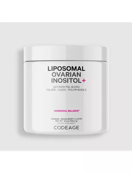 CodeAge Liposomal Ovarian Inositol / Липосомальный инозитол здоровье яичников 148,2 г в магазине биодобавок nutrido.shop