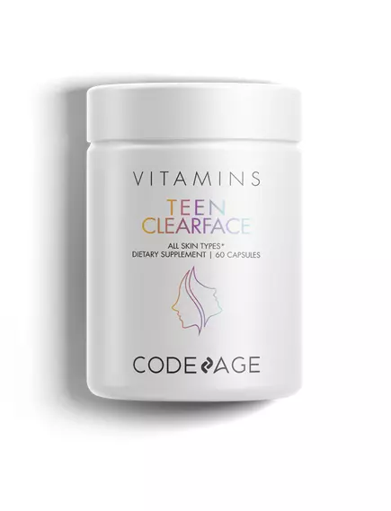 CodeAge Teen Clearface Vitamins / Витамины для подростковой кожи 60 капсул в магазине биодобавок nutrido.shop
