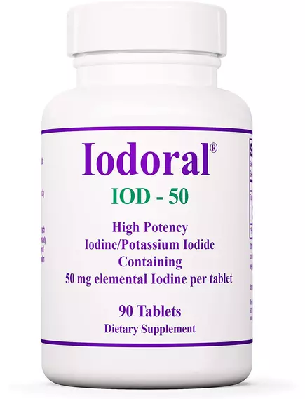 Optimox Iodoral / Йодорал йод 50 мг 90 таблеток в магазине биодобавок nutrido.shop