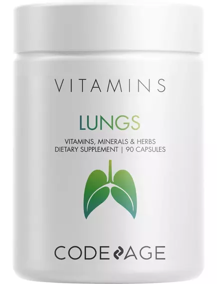 CodeAge Lungs Vitamins / Витамины для поддержки легких 90 капсул в магазине биодобавок nutrido.shop