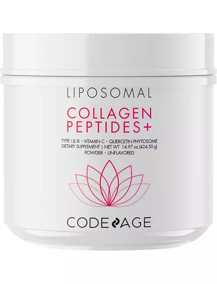 CodeAge Liposomal Collagen Peptides+ / Липосомальные пептиды коллагена типа I и III 424,5 г в магазине биодобавок nutrido.shop