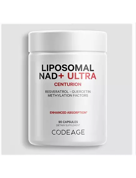 CodeAge Liposomal NAD+ Ultra / Липосомальный НАД+ Ультра для поддержки здорового старения 90 капсул в магазине биодобавок nutrido.shop