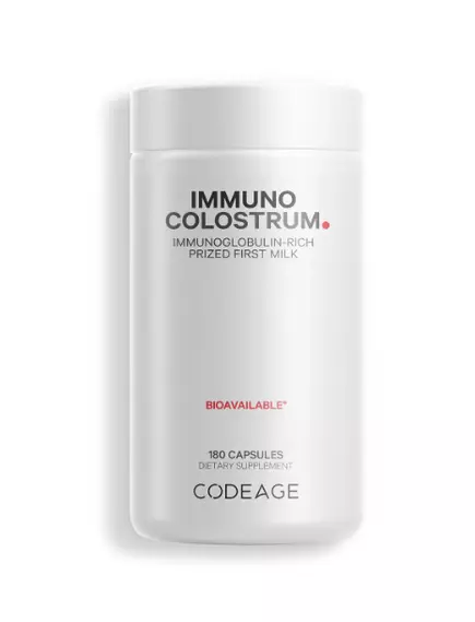 CodeAge Immuno Colostrum / Колострум для поддержки иммунитета 180 капсул в магазине биодобавок nutrido.shop