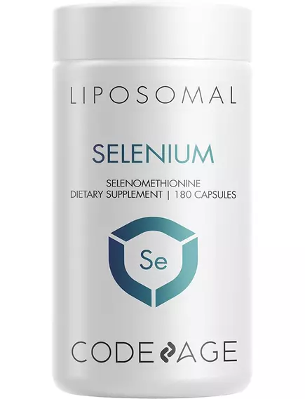 CodeAge Liposomal Selenium / Селенометионин (Селен) липосомальный 180 капсул в магазине биодобавок nutrido.shop