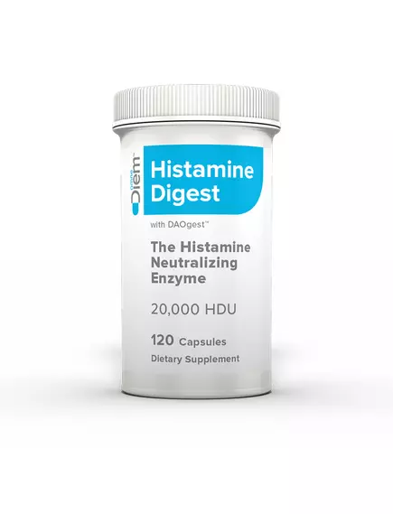 Diem Histamine Digest / ДАО 20.000 Фермент нейтрализующий гистамин (Даосин аналог) 120 капсул в магазине биодобавок nutrido.shop