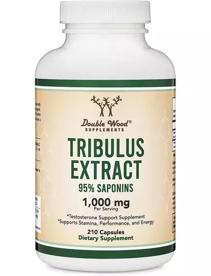 Double Wood Tribulus Terrestris / Трибулус террестрис для мужского здоровья 500 мг 210 капсул в магазине биодобавок nutrido.shop