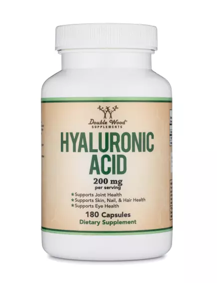 Double Wood Hyaluronic Acid / Гиалуроновая кислота для волос, кожи и ногтей 180 капс в магазине биодобавок nutrido.shop