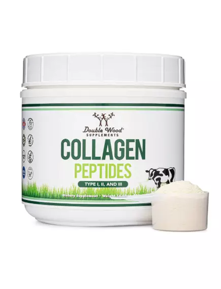 Double Wood Collagen Peptides Protein Powder / Пептиды коллагена 1, 2 и 3 типа 456 г в магазине биодобавок nutrido.shop