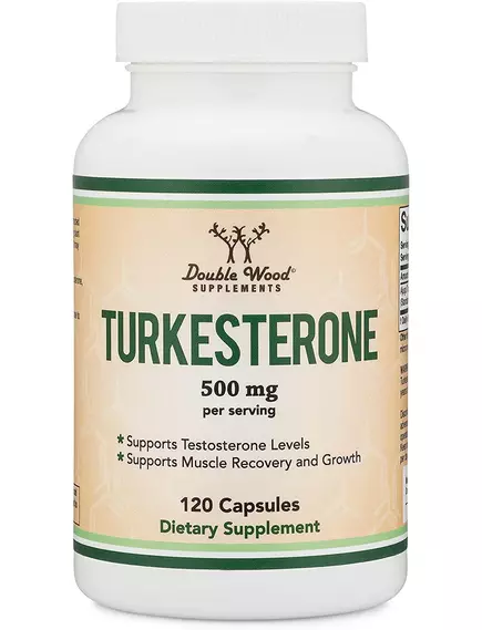 Double Wood Turk 500 / Туркестерон поддержка уровня мужских гормонов 120 капсул в магазине биодобавок nutrido.shop