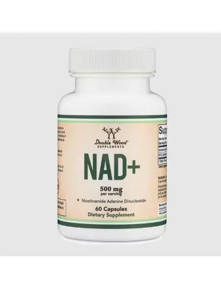 Double Wood NAD+ / НАД+ поддержка выработки клеточной энергии 250 мг 60 капсул в магазине биодобавок nutrido.shop
