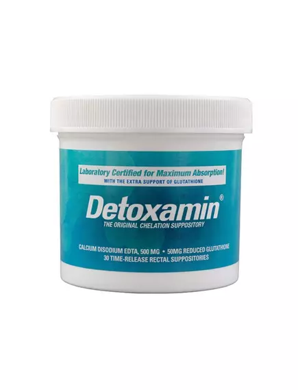 Detoxamin glutathione support 500 MG / Свечи с глутатионом 500мг 30 шт в магазине биодобавок nutrido.shop