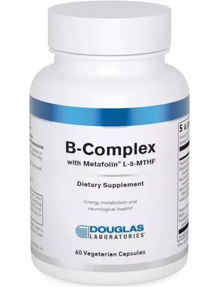 Douglas Laboratories B-Complex w/ Metafolin / B-комплекс с метафолином 60 капсул в магазине биодобавок nutrido.shop