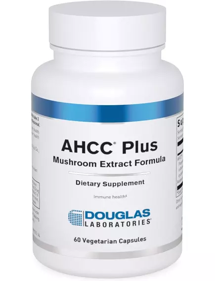 Douglas Laboratories AHCC Plus / Экстракт грибов с арабиногалактаном поддержка иммунитета 60 капсул в магазине биодобавок nutrido.shop