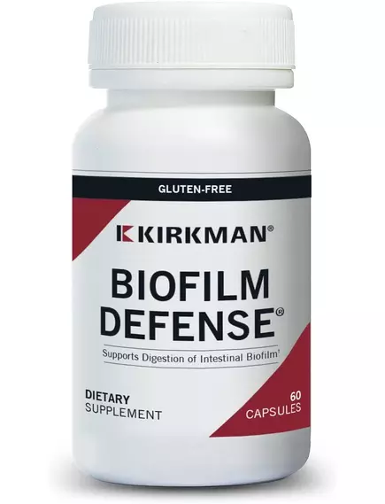 Kirkman Labs Biofilm Defense / Биофильм ферменты для растворения биопленок 60 капсул в магазине биодобавок nutrido.shop