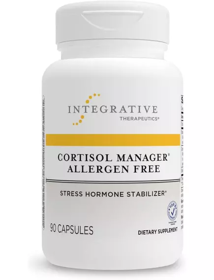 Integrative Therapeutics Cortisol Manager Allergen Free / Здоровый уровень кортизола 90 капсул в магазине биодобавок nutrido.shop