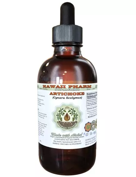 Hawaii Pharm Artichoke Alcohol-FREE Organic / Артишок жидкий органик без спирта 120 мл в магазине биодобавок nutrido.shop