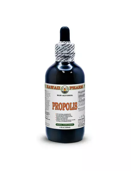Hawaii Pharm Propolis Alcohol-FREE / Прополис без спирта жидкий экстракт 120 мл в магазине биодобавок nutrido.shop