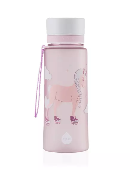 Equa Unicorn BPA free bottle / Бутылка для воды Единорог без BPA 600 мл в магазине биодобавок nutrido.shop