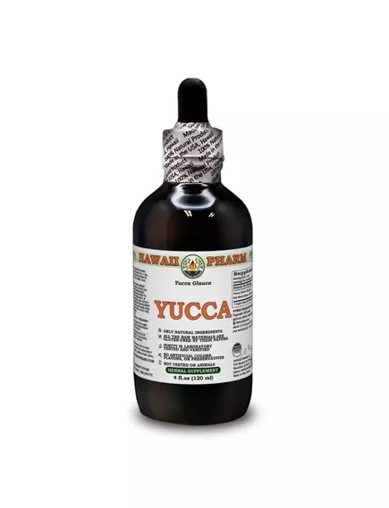 Hawaii Pharm Yucca Alcohol-FREE / Юкка без спирту 120 мл від магазину біодобавок nutrido.shop