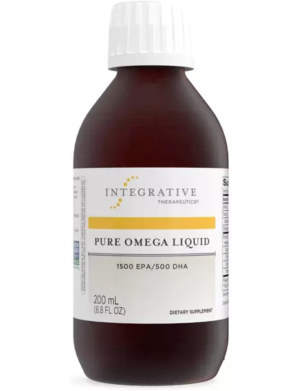 Integrative Therapeutics Pure Omega Liquid / Чиста омега 3 із анчоусів 200 мл від магазину біодобавок nutrido.shop