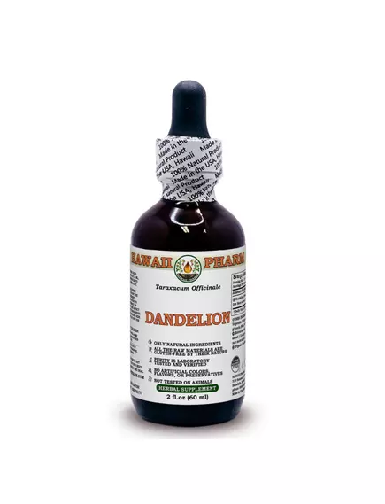 Hawaii Pharm Dandelion Alcohol-FREE / Одуванчик органик без спирта 60 мл в магазине биодобавок nutrido.shop