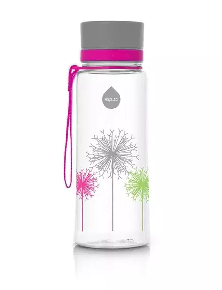 Equa Dandelion BPA free bottle / Бутылка для воды Одуванчик без BPA 600 мл в магазине биодобавок nutrido.shop