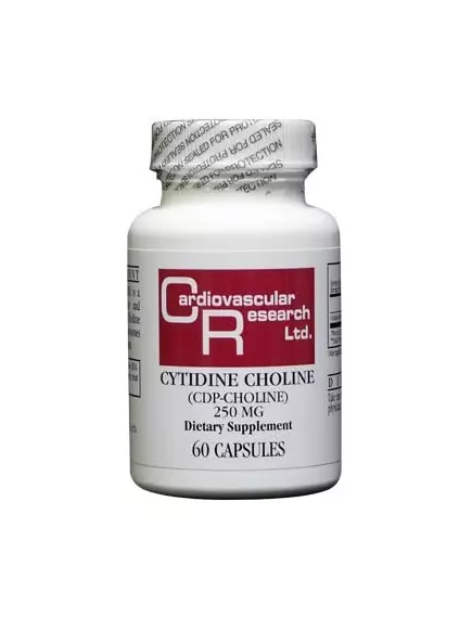 Ecological Formulas Cytidine Choline / Цитидин Холин Поддержка нервной системы 250 мг 60 капсул в магазине биодобавок nutrido.shop