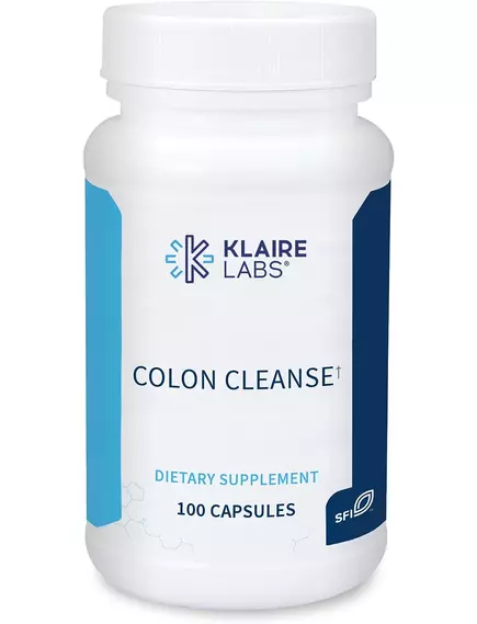 Klaire Colon Cleanse / Поддержка мягкой детоксикации толстого кишечника 100 капсул в магазине биодобавок nutrido.shop