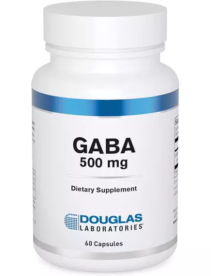 Douglas Laboratories GABA / ГАМК 500 мг 60 капсул в магазине биодобавок nutrido.shop