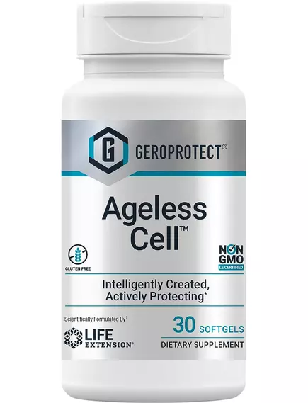 Life Extension GeroProtect Ageless Cell / Клеточное омоложение и энергиия 30 капсул в магазине биодобавок nutrido.shop