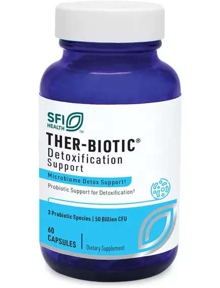 Klaire Ther-Biotic® Detoxification Support / Пробиотик для поддержки детоксикации 60 капсул в магазине биодобавок nutrido.shop