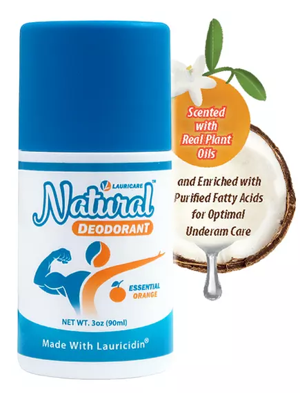 Lauricare Natural Deodorant / Роликовый дезодорант с Лаурисидином в магазине биодобавок nutrido.shop