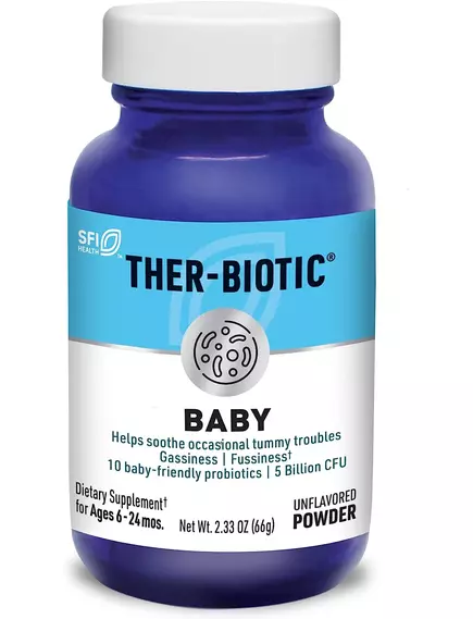 Klaire Ther-biotic Baby (For infants) powder / Пробиотик для младенцев в порошке 66 г в магазине биодобавок nutrido.shop