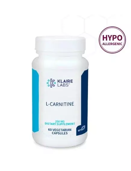 Klaire L-Carnitine / Л-Карнитин 250 мг 60 капс в магазине биодобавок nutrido.shop