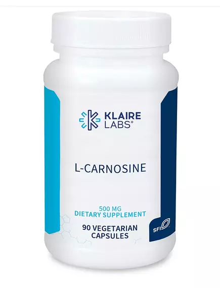 Klaire L-Carnosine / Л-карнозин 90 капс в магазине биодобавок nutrido.shop